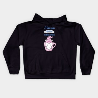 I love you gnome matter what Kids Hoodie